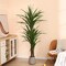 Dracaena Silk Plant Corn Stalk 6ft Tall Faux Plants Indoor Large Fake Plants Potted Yucca Tree Tropical Floor Plants Artificial Silk Palm Trees for Home Office Store Decor Housewarming Gift